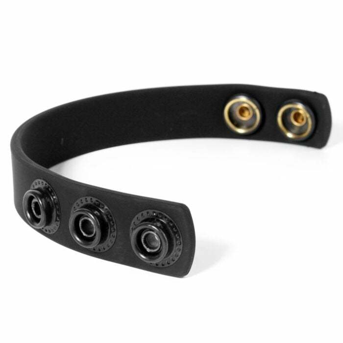 Brutus 3 Snap Silicone Cock Strap | UberKinky